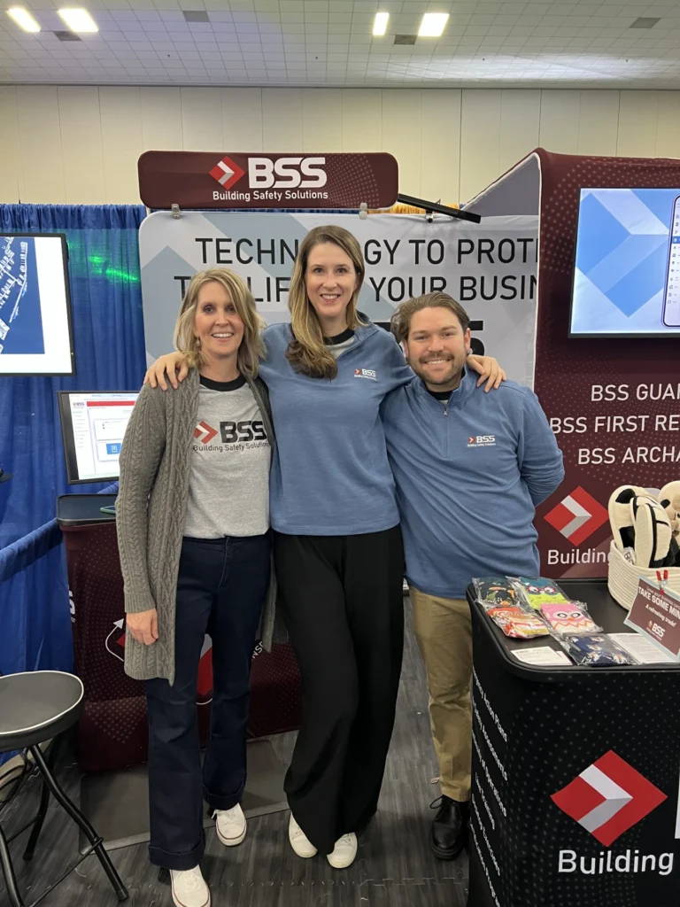 BSS salesteam at the IAEM trade show