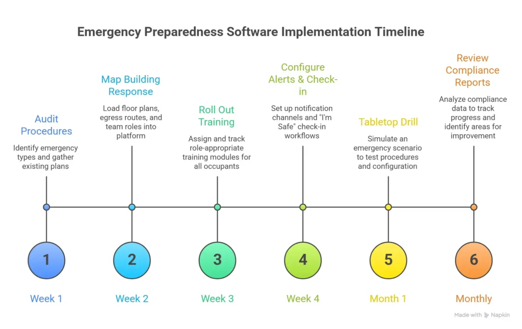 How to Implement Emergency Preparedness Software in Your Building